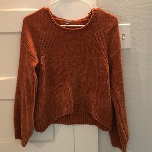 Rust orange sweater